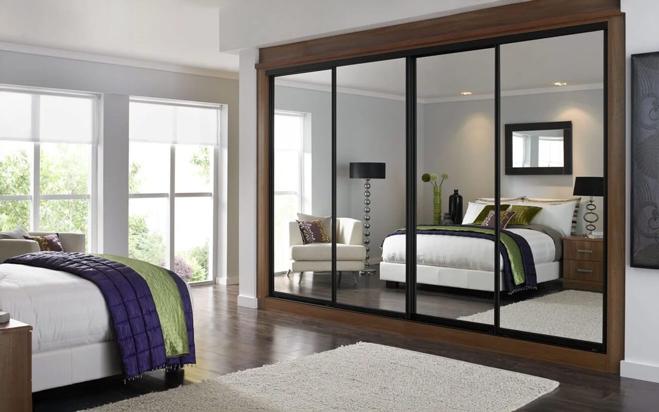 Bespoke Fitted Mirror Sliding Wardrobe Edinburgh -DC Sliding Wardrobes