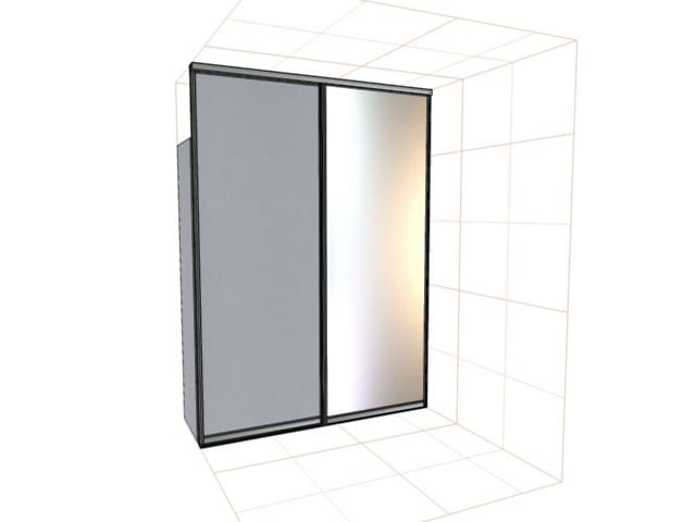 One Sliding Door Fitted Wardrobe - DC Sliding Wardrobes Aderdeen