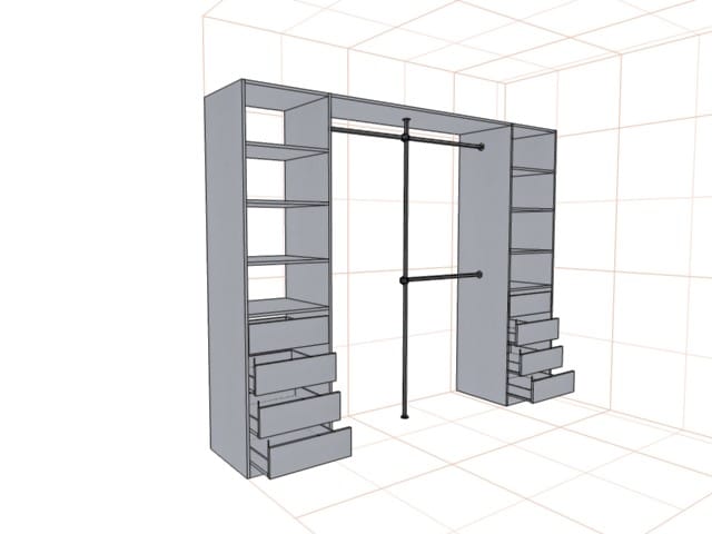 Sliding 3 Door Fitted Wardrobe - DC Sliding Wardrobes Aberdeen