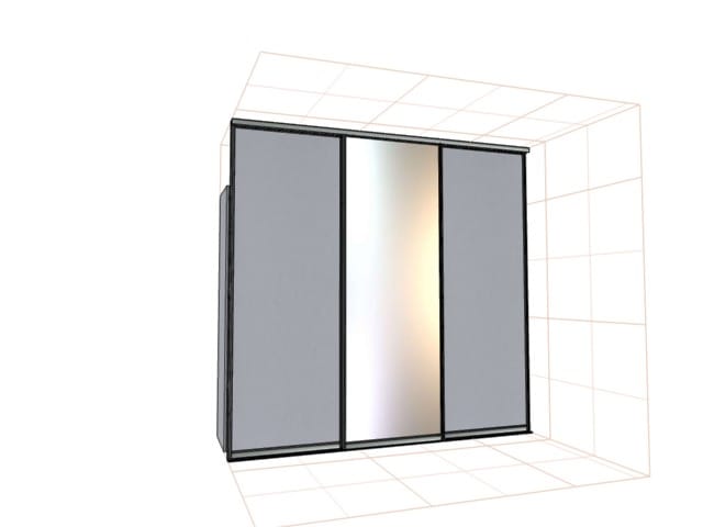 Sliding 3 Door Fitted Wardrobe - DC Sliding Wardrobes Glasgow