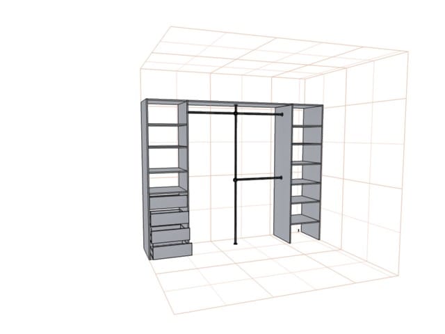 3 Sliding Door Fitted Wardrobe - DC Sliding Wardrobes Edinburgh
